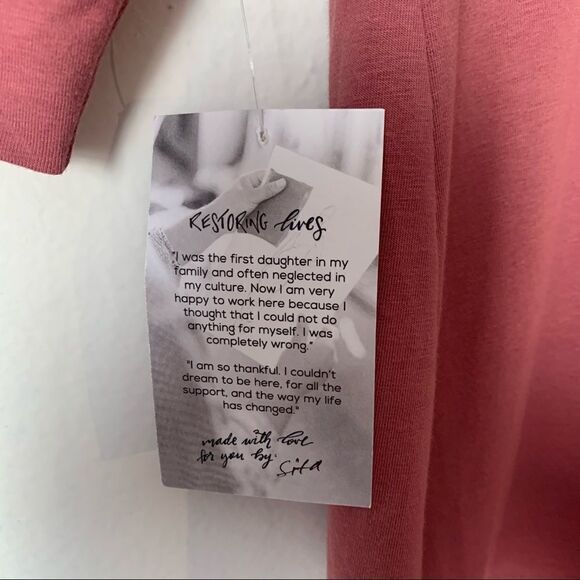 Elegantees The Molly Design Sunset Pink Reversible Dress - Picture 7 of 11